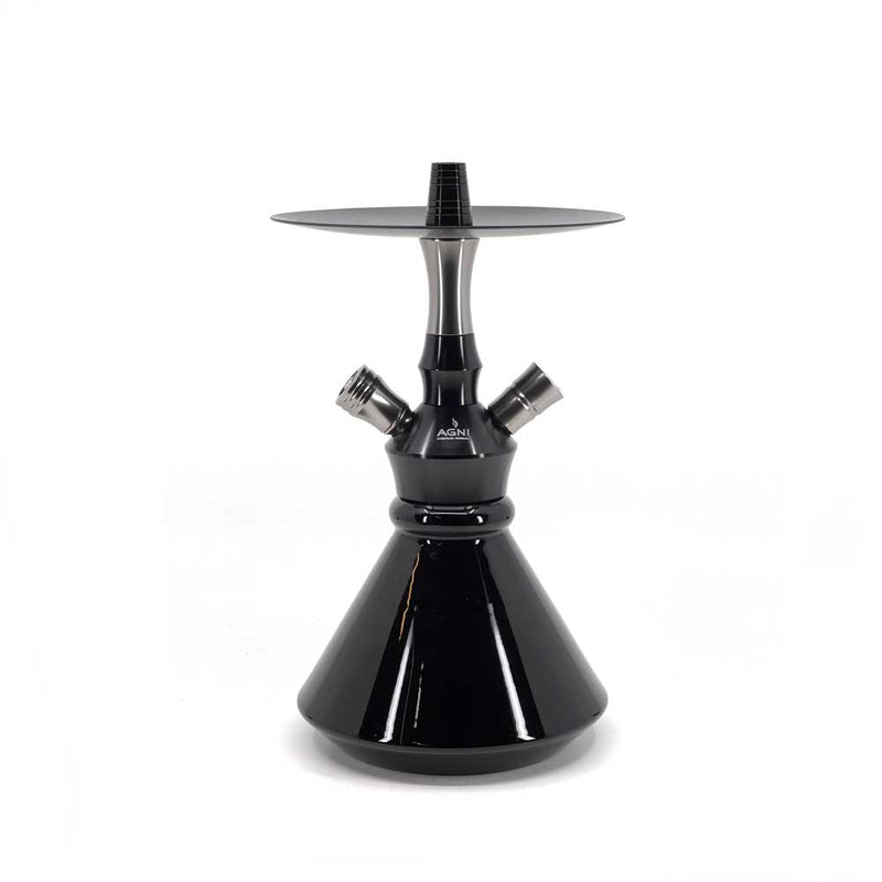 Agni Cone Hookah Set - Black