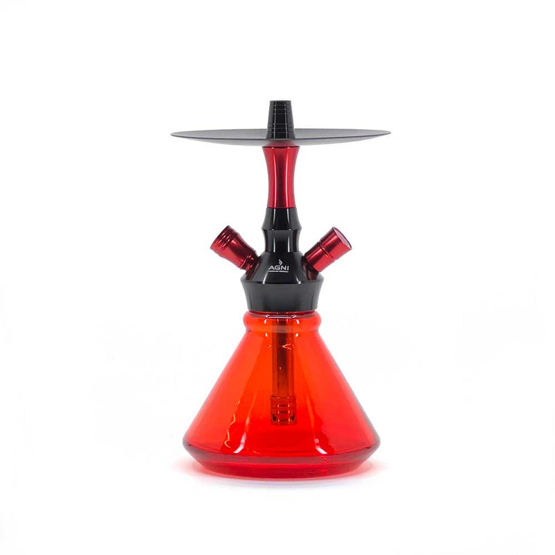 Agni Cone Hookah Set - Red