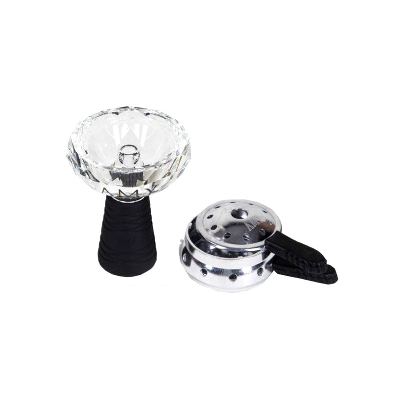 AMY Deluxe Glassi Crystal Hookah Bowl Set 1003 - 