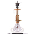 Amy Little Rocket Hookah - Gold- Clear Base