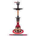 Amy Tradi Hookah (087.01) - Black/Wood-Red Base