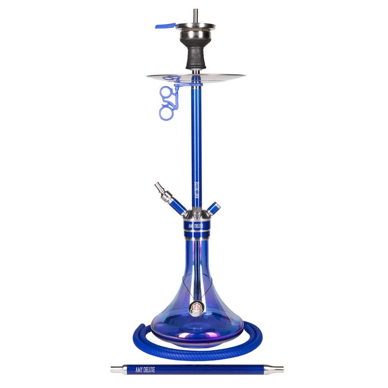 Amy Carbonica Force R Hookah (SS21.01) - Blue-Blue Base