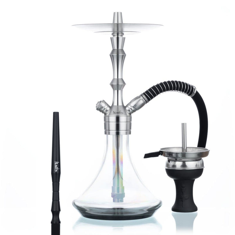 Aladin MVP 360 Mini Hookah - Shiny Bottom Black