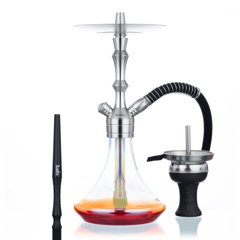 Aladin MVP 360 Mini Hookah - Shiny Bottom Red