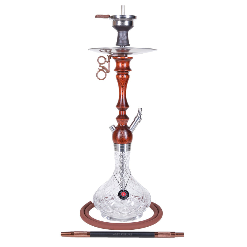 Amy Deluxe Bohemian Cut Hookah (101.01) - Brown