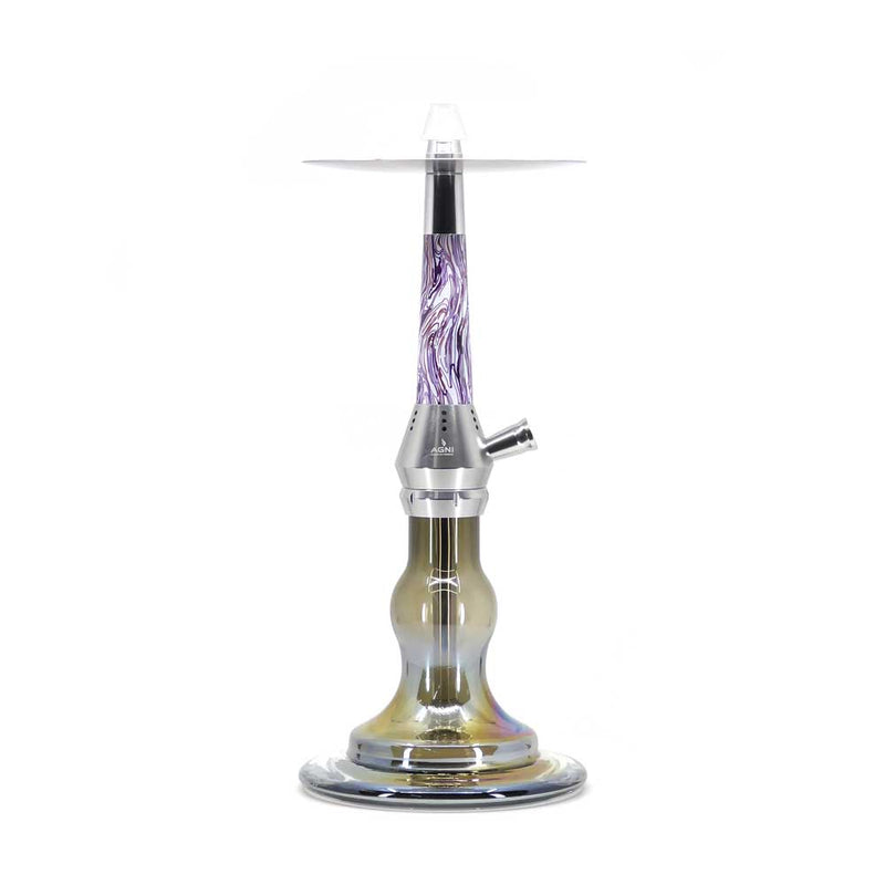 Agni Greece Hookah Set - Purple