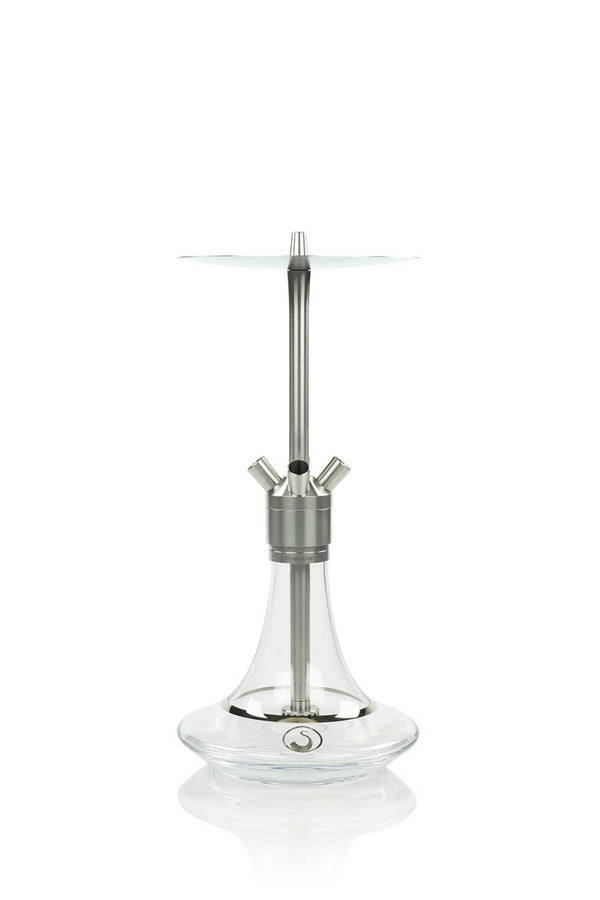 Steamulation Classic Platinum Hookah - Clear