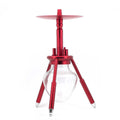 AGNI Spider Hookah Set - Red